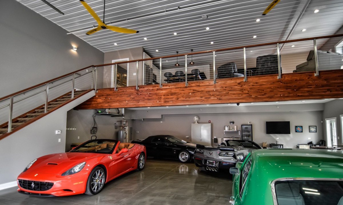 Красивый гараж