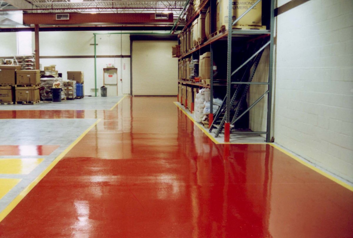 Эпоксидный пол для гаража