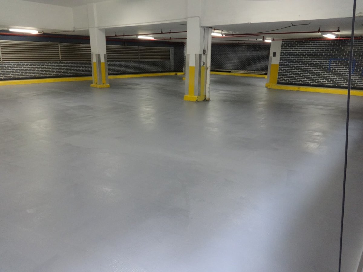 Бетонный пол 150