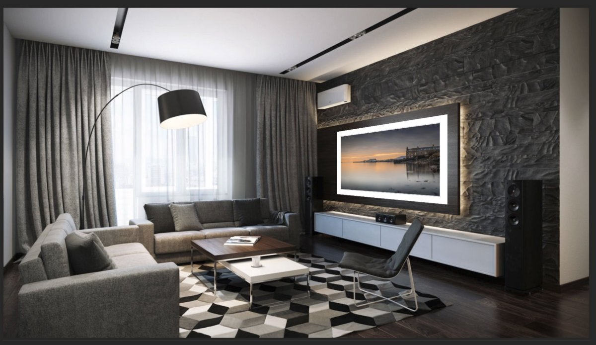 Стильный интерьер гостиной