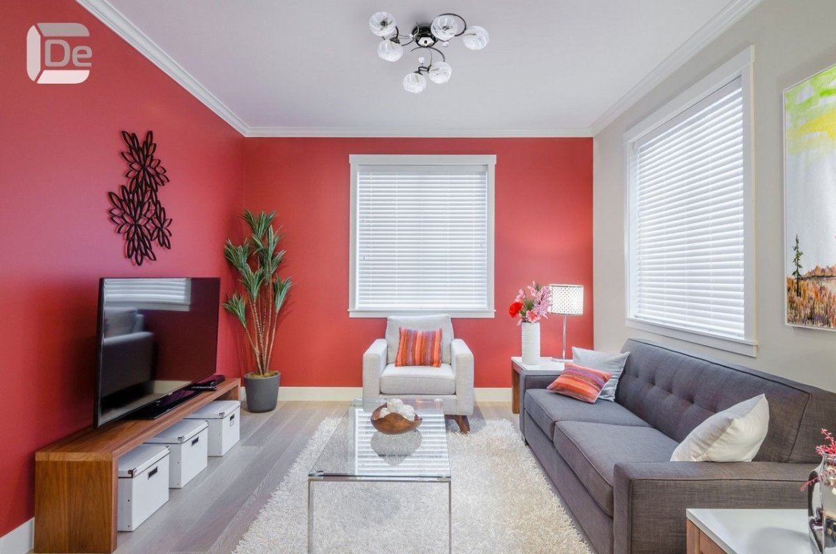 Цвет стен в гостиной