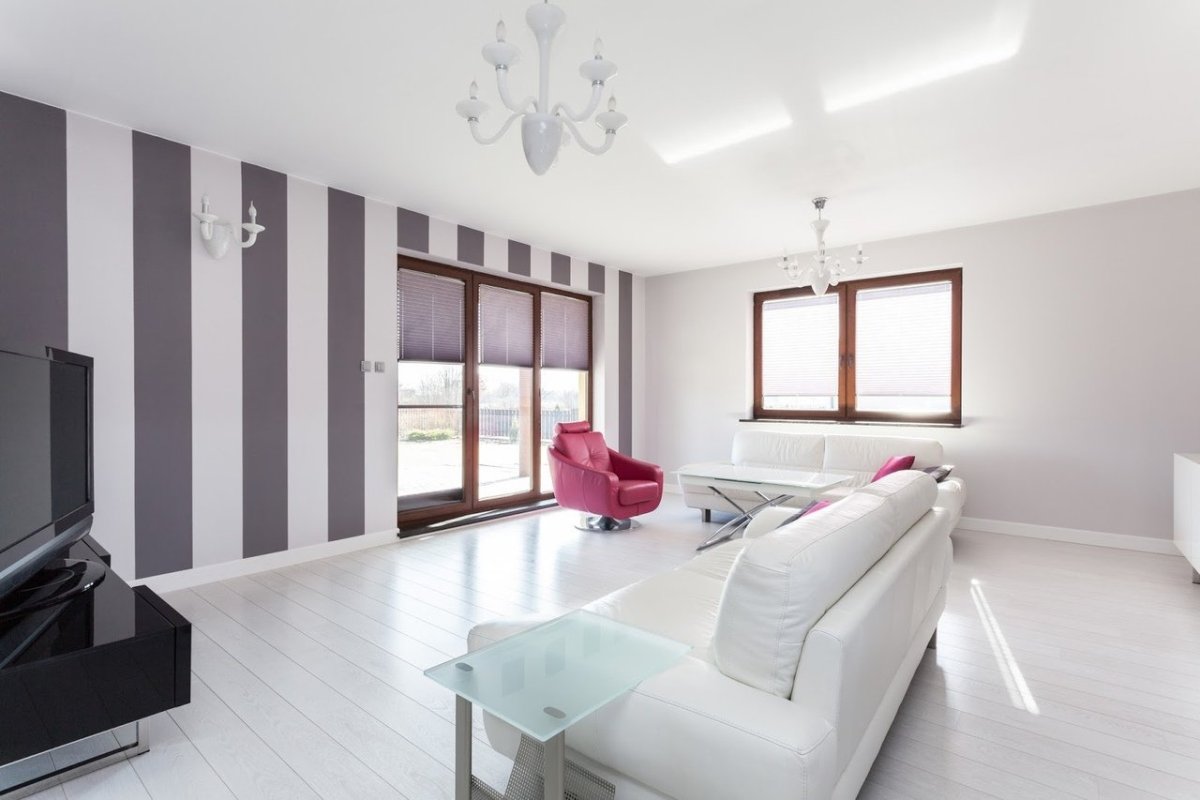 Покрашенные стены в квартире