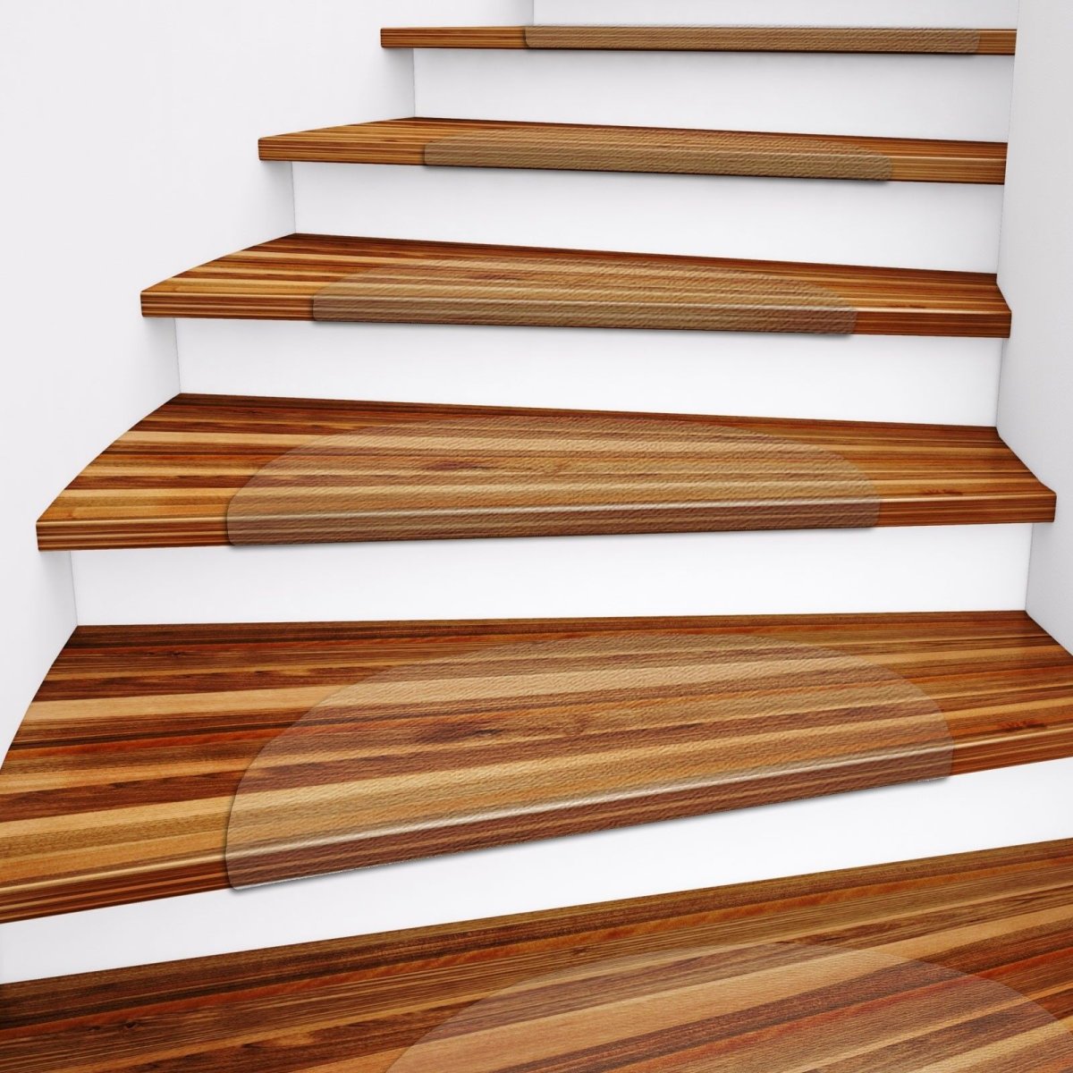 Накладки на ступеньки деревянной лестницы