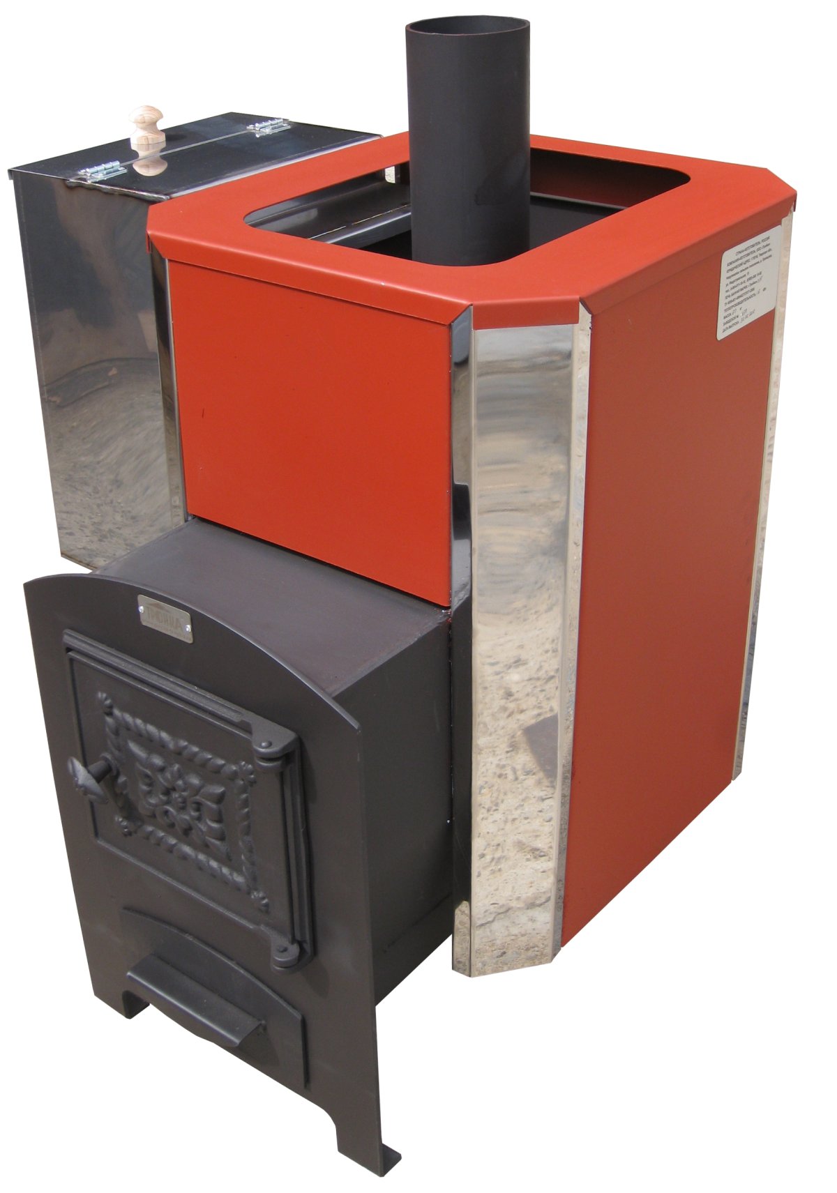 Печь банная Казаночка 400 с баком для воды