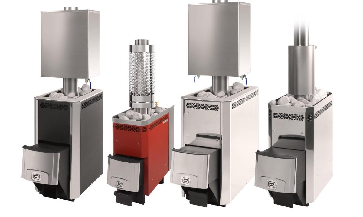 Теплодар печи для бани с баком для воды