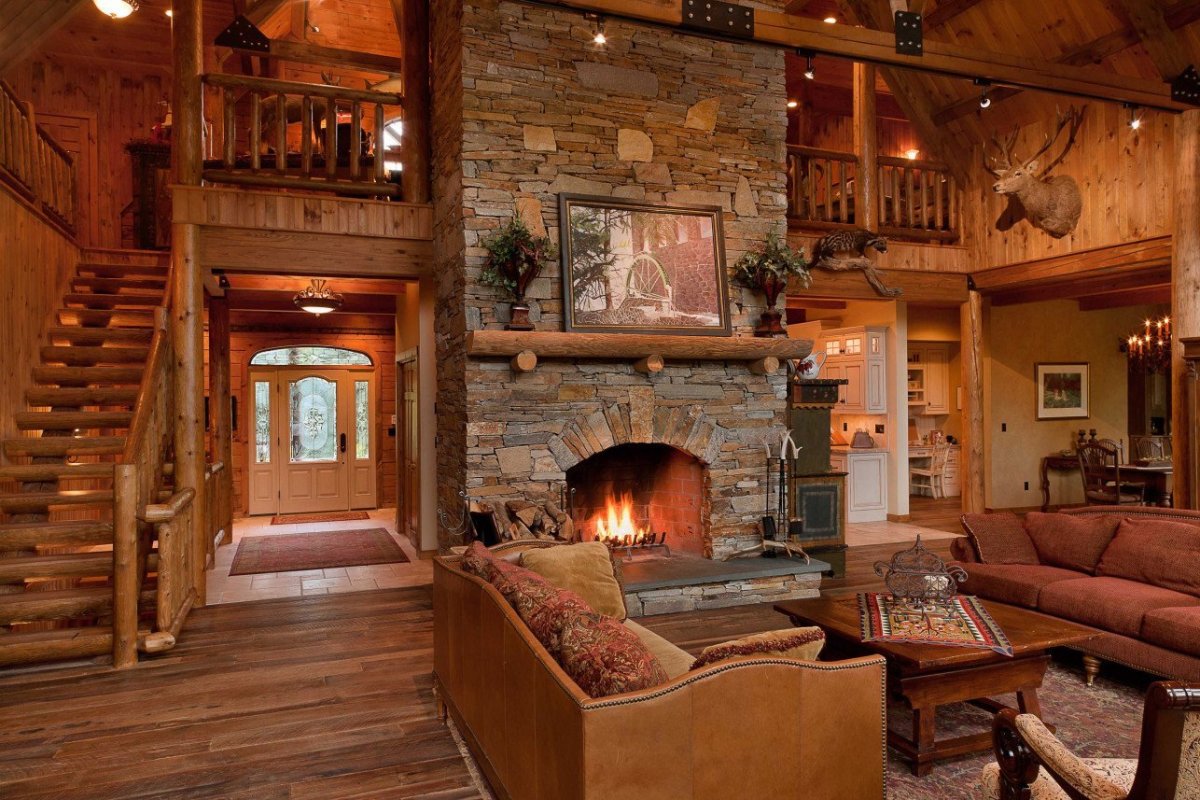 Камин для деревянного дома