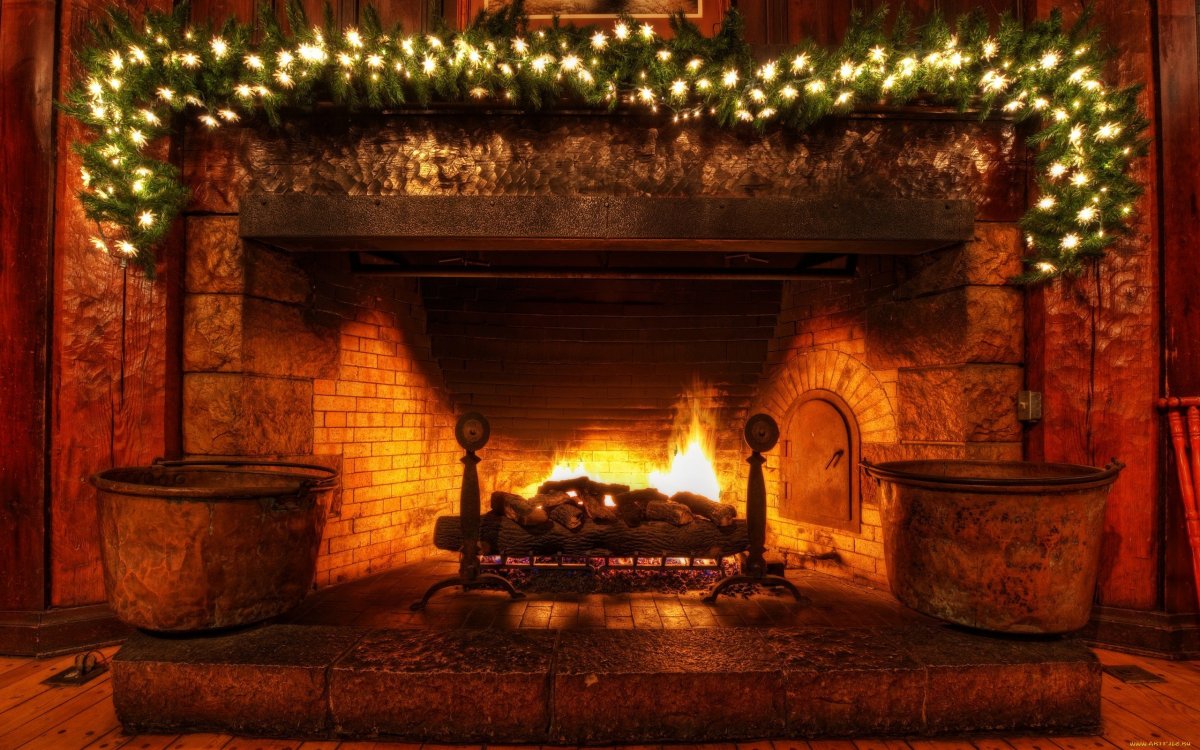 Новогодний камин