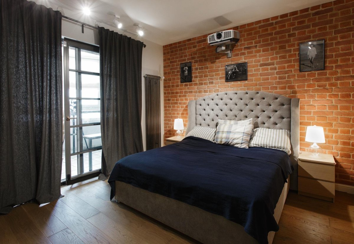 Шторы в стиле лофт