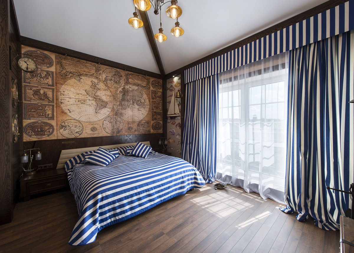 Шторы в морском стиле