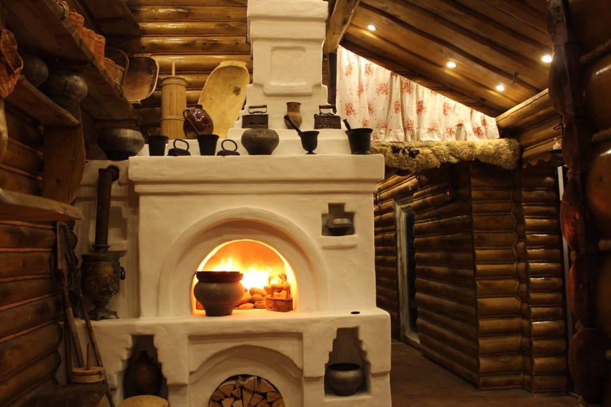 Деревенская печь