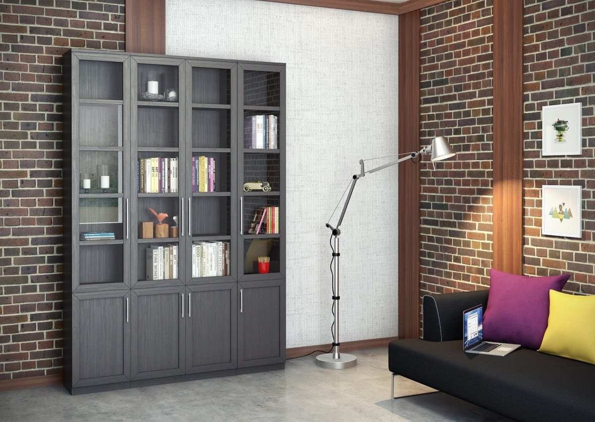 Книжные шкафы икеа лофт