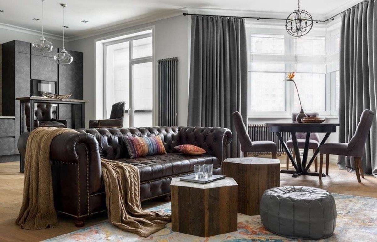 Элементы лофта в интерьере