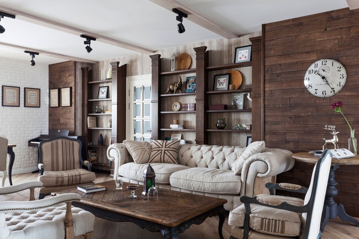 Смешение стилей в интерьере лофт и Прованс