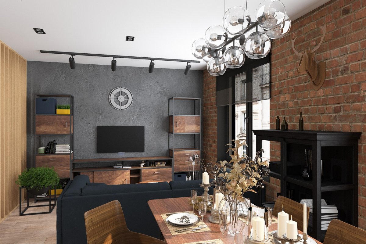 Лофт плюс Неоклассика