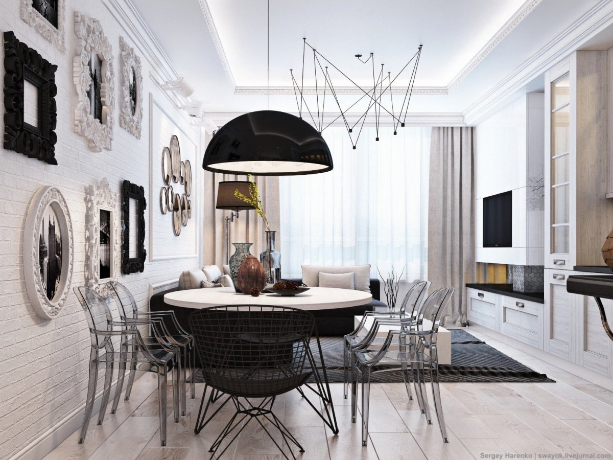 Смешение стилей лофт и арт деко