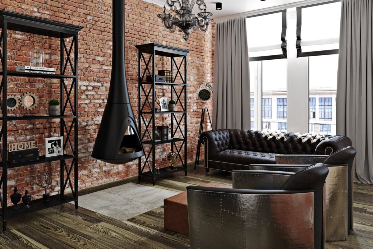 Лофт и классика в интерьере