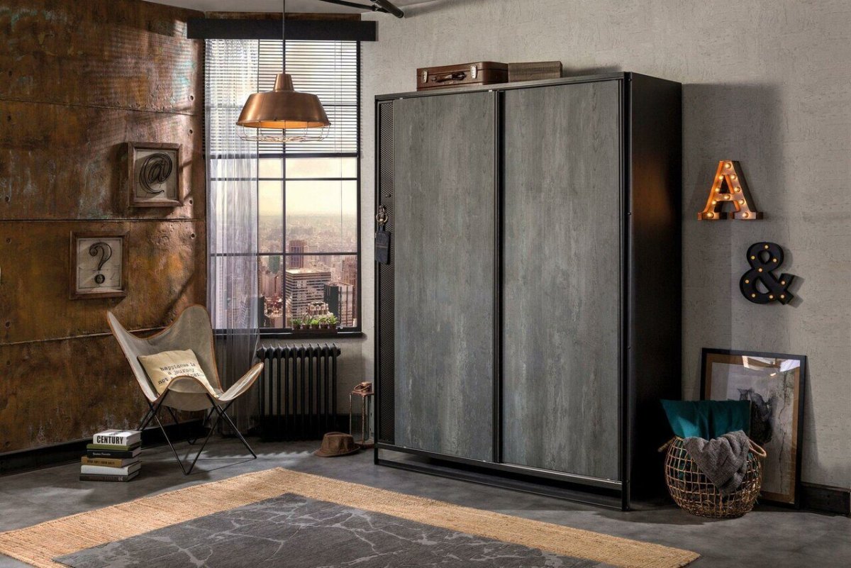 Шкаф купе Cilek Dark Metal