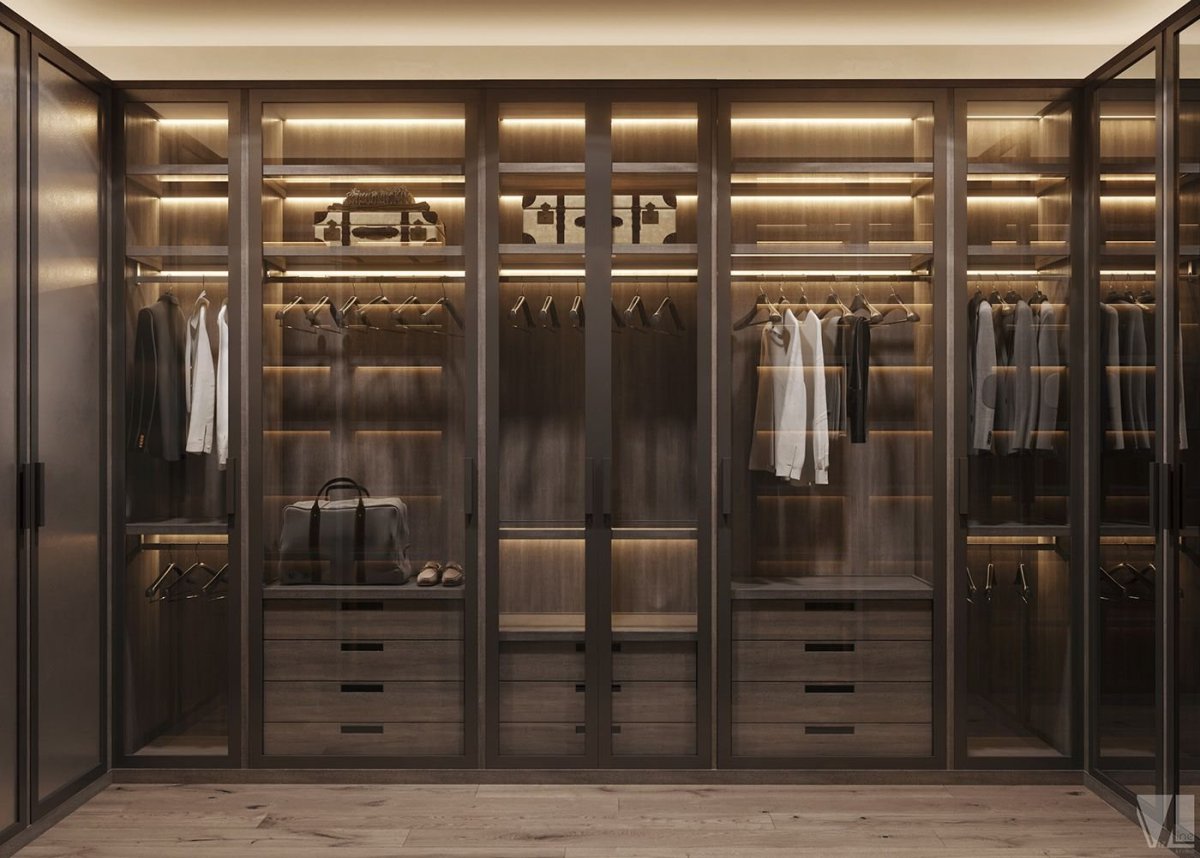 Шкаф платяной лофт