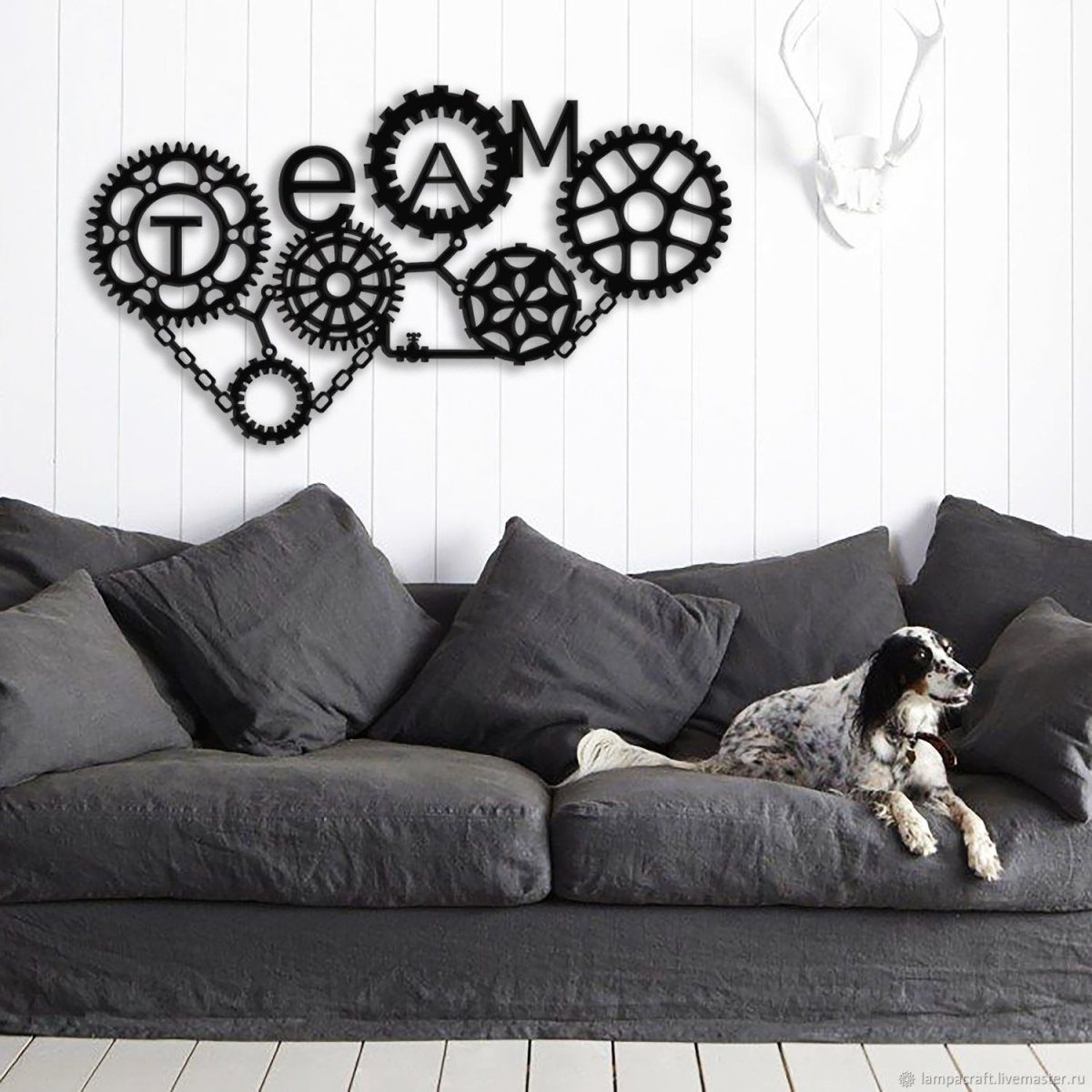 Панно из шестеренок
