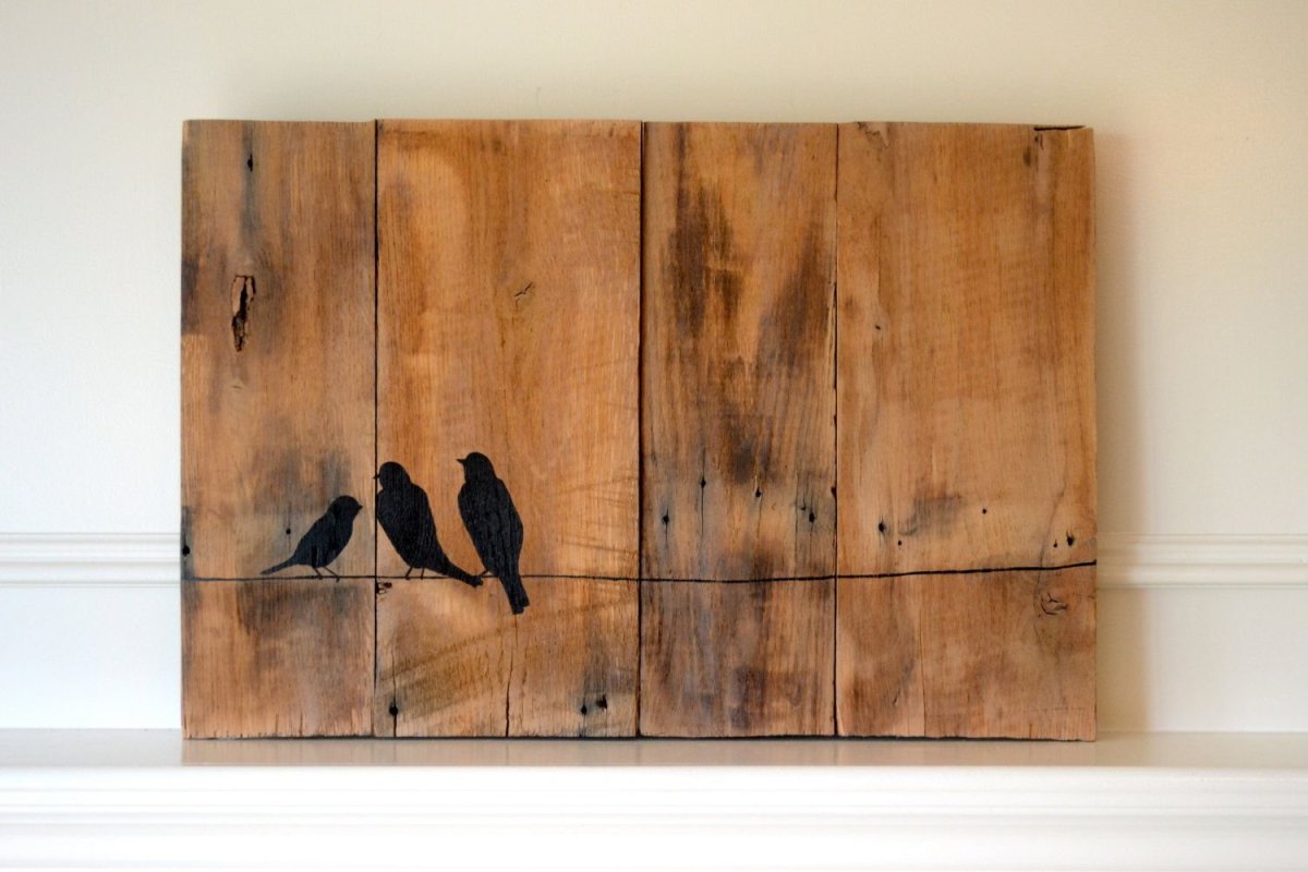 Настенное панно из дерева