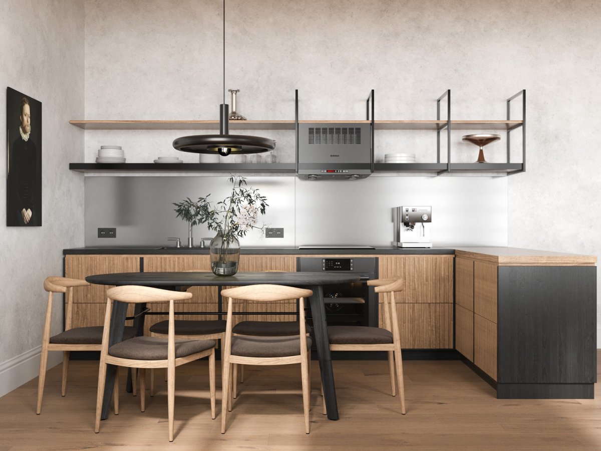 Кухня стиль лофт Галифакс