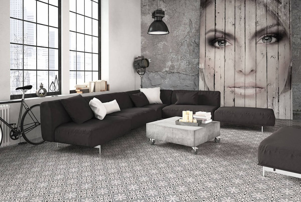 Плитка Kerlife Hydraulic Hester Ocean 45x45