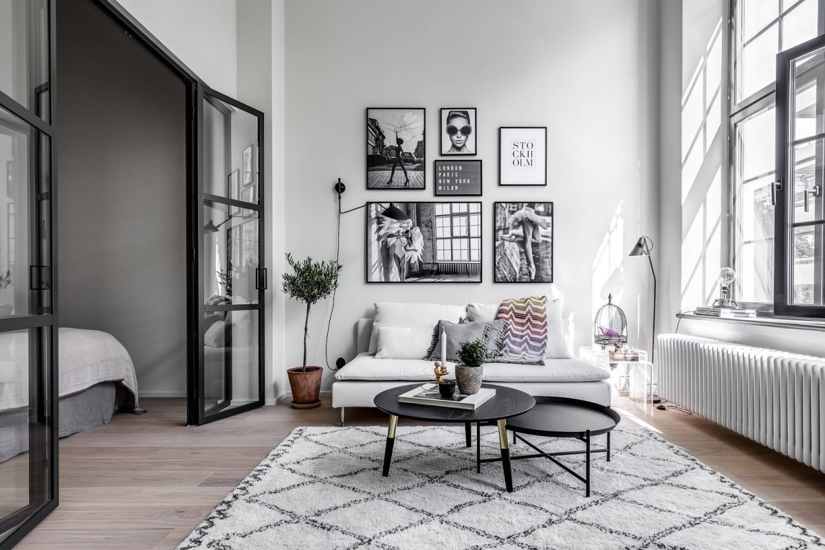 Стены в скандинавском стиле