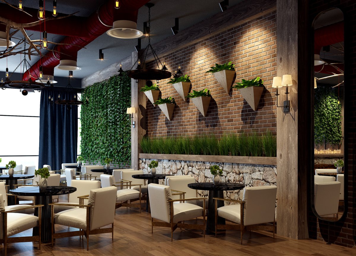 Кафе в стиле лофт Москва