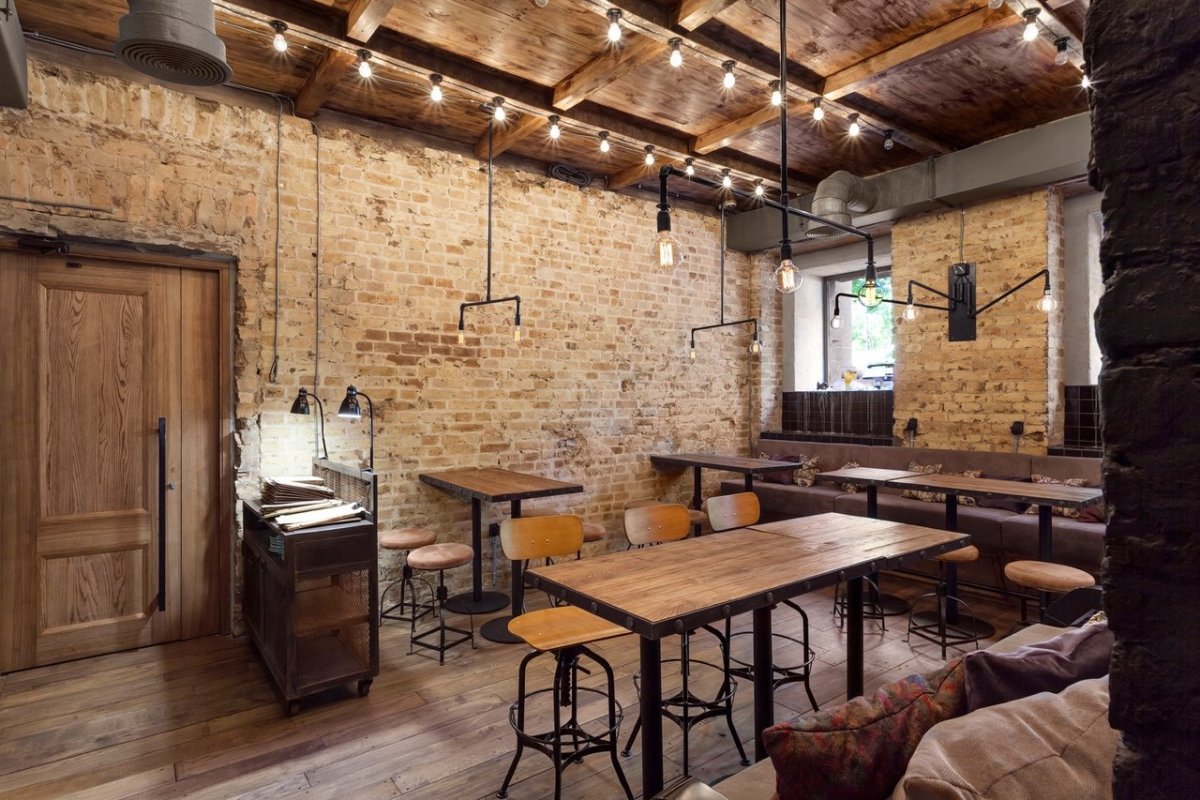 Мебель для кафе в стиле лофт