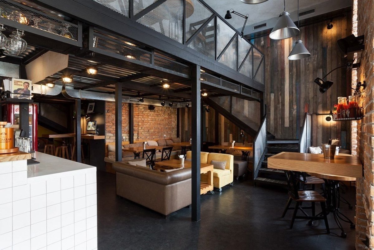 Ресторан в стиле лофт
