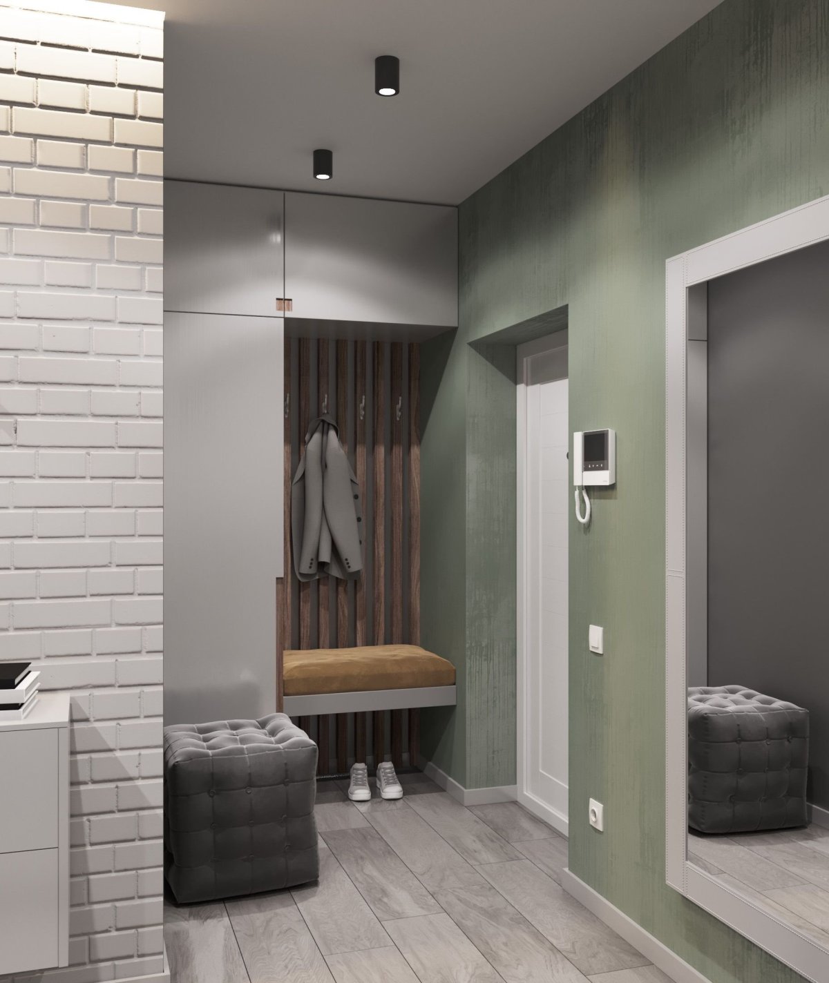 Стильный интерьер коридора