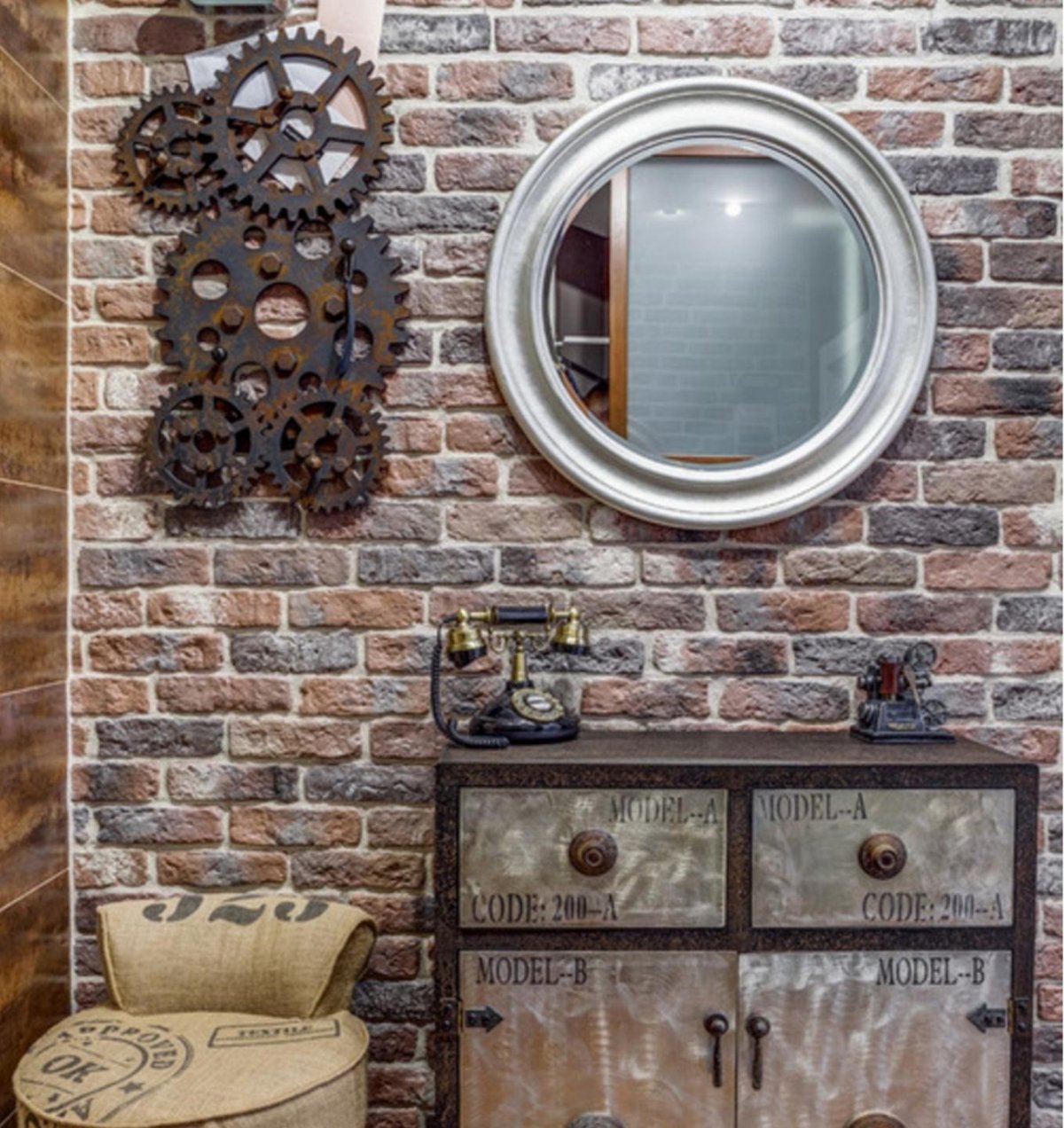 Элементы интерьера стимпанк