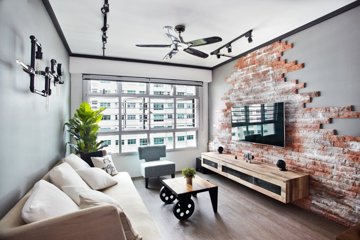 Кирпич Мирский в стиле лофт