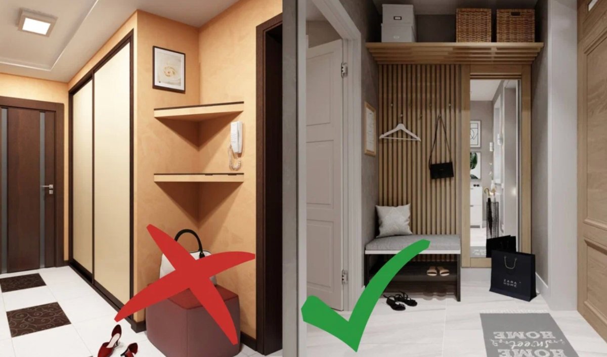 Дизайнерский интерьер прихожей