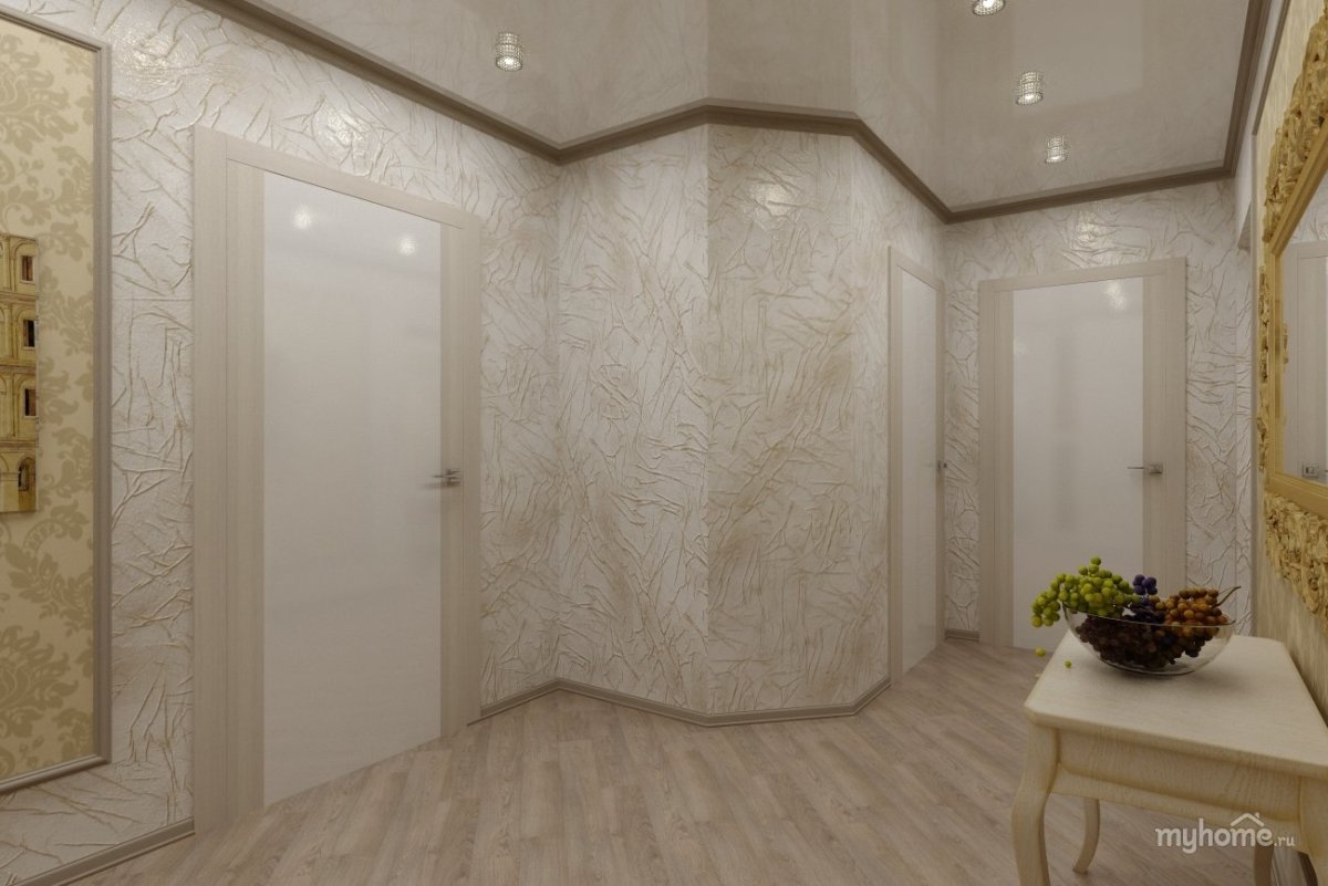 Венецианская штукатурка коридор мрамор