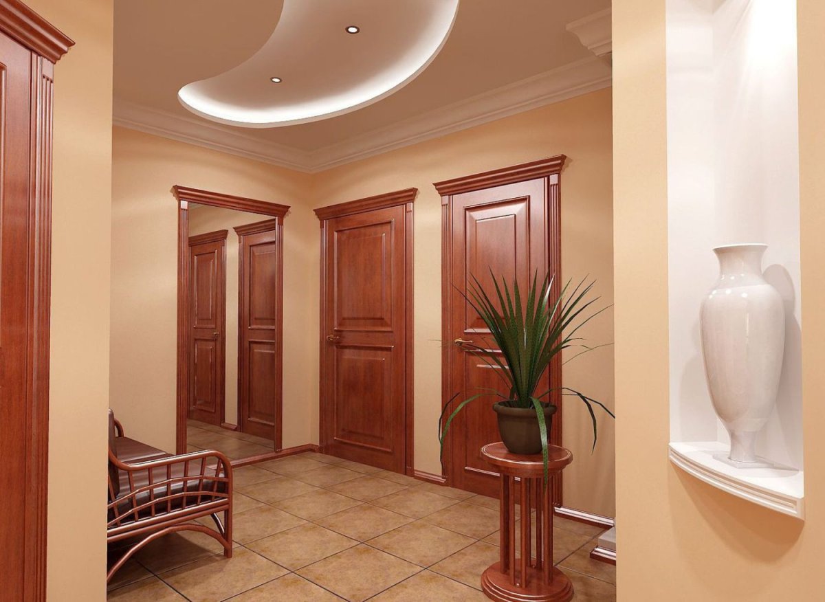 Красивый интерьер коридора