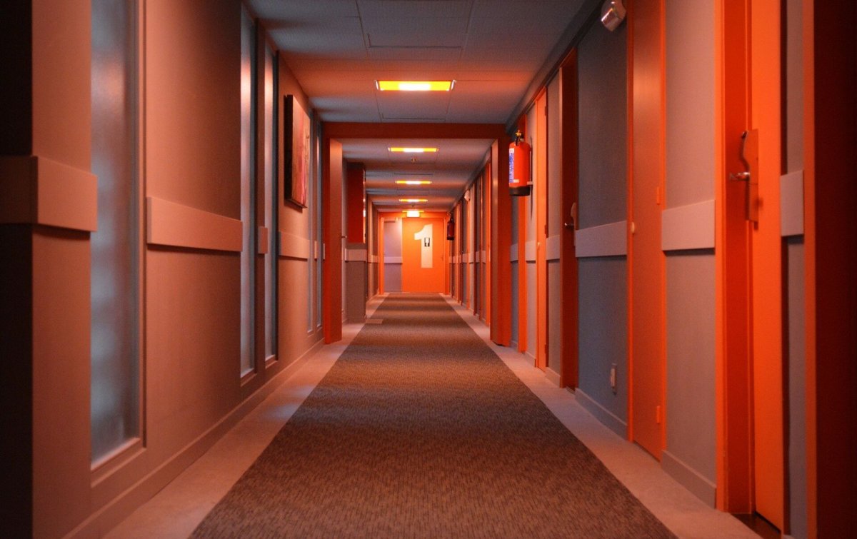 Коридор школы
