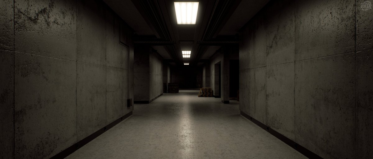 Коридор амонг АС 3д