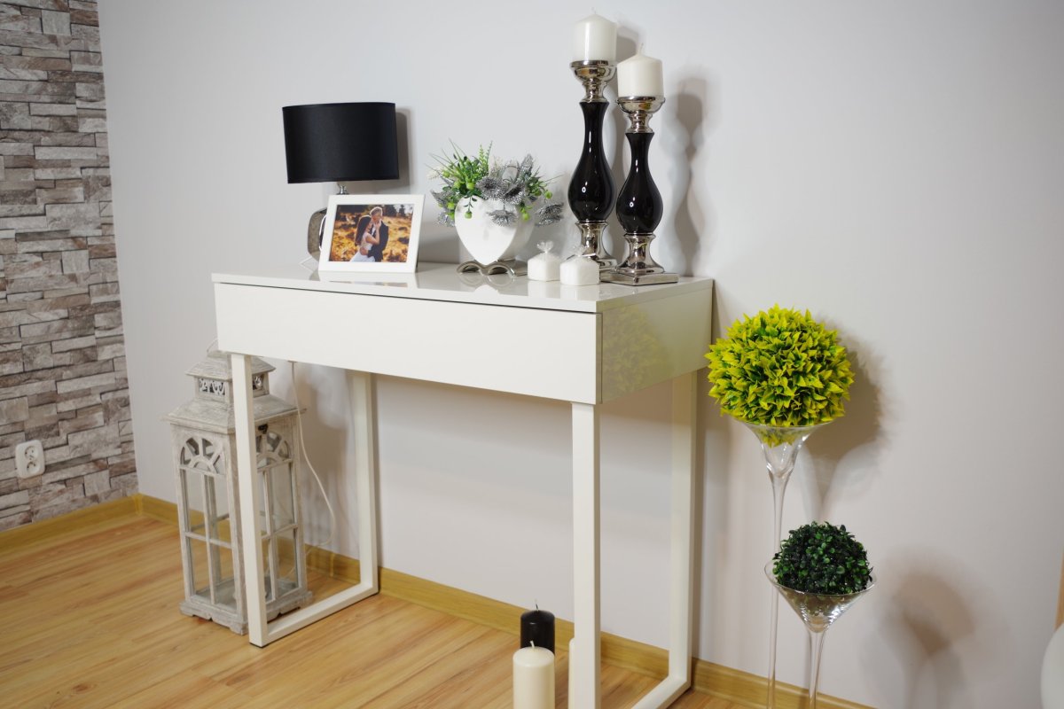 Консольный столик gla16 белый