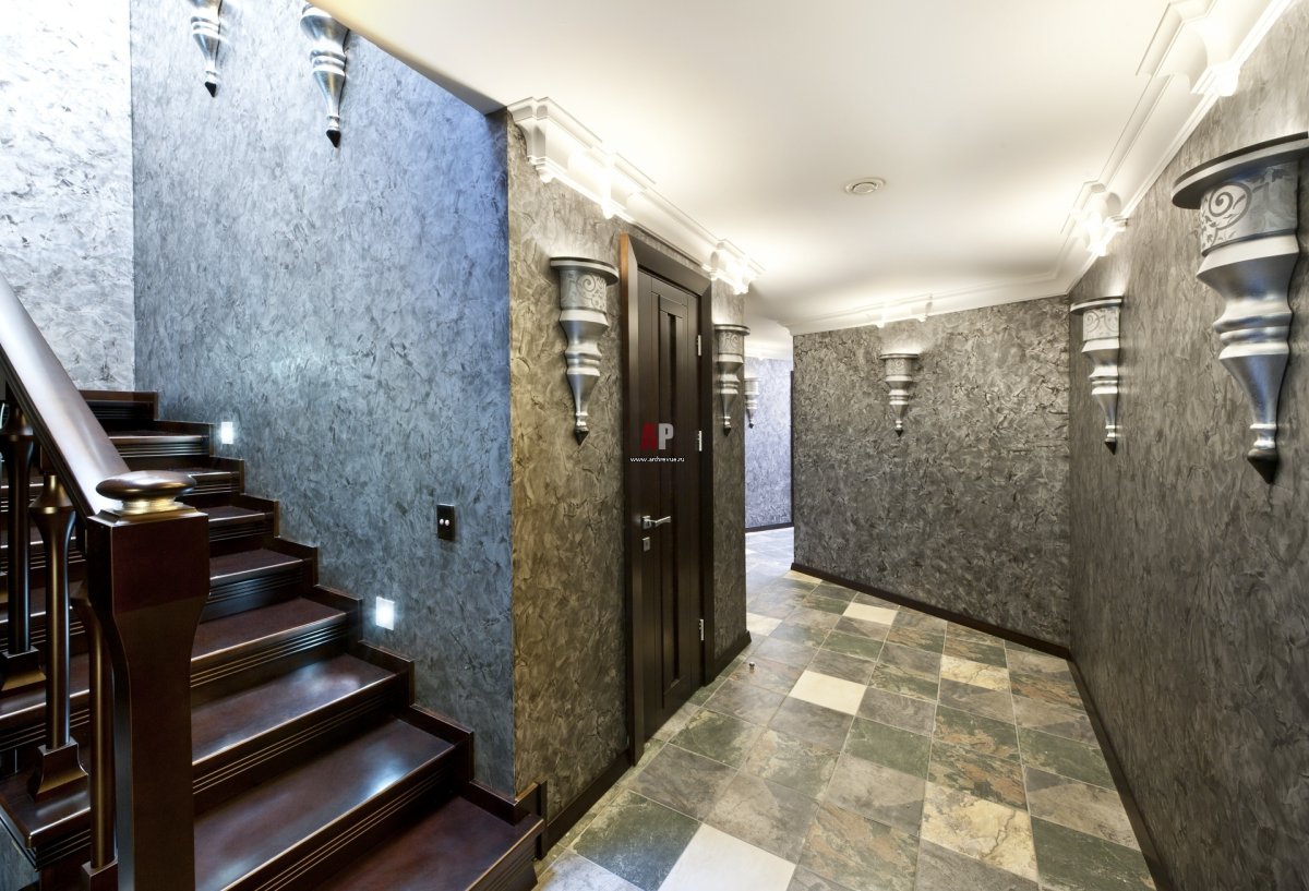 Декоративная штукатурка в Холл