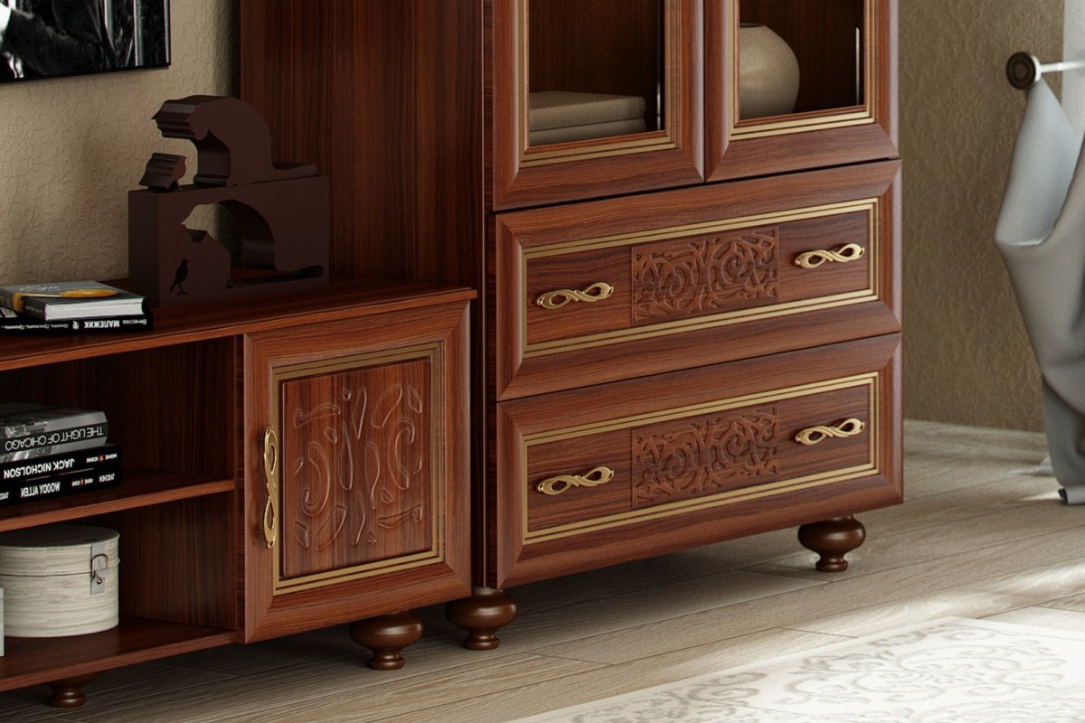 Гостиная Александрия орех любимый дом