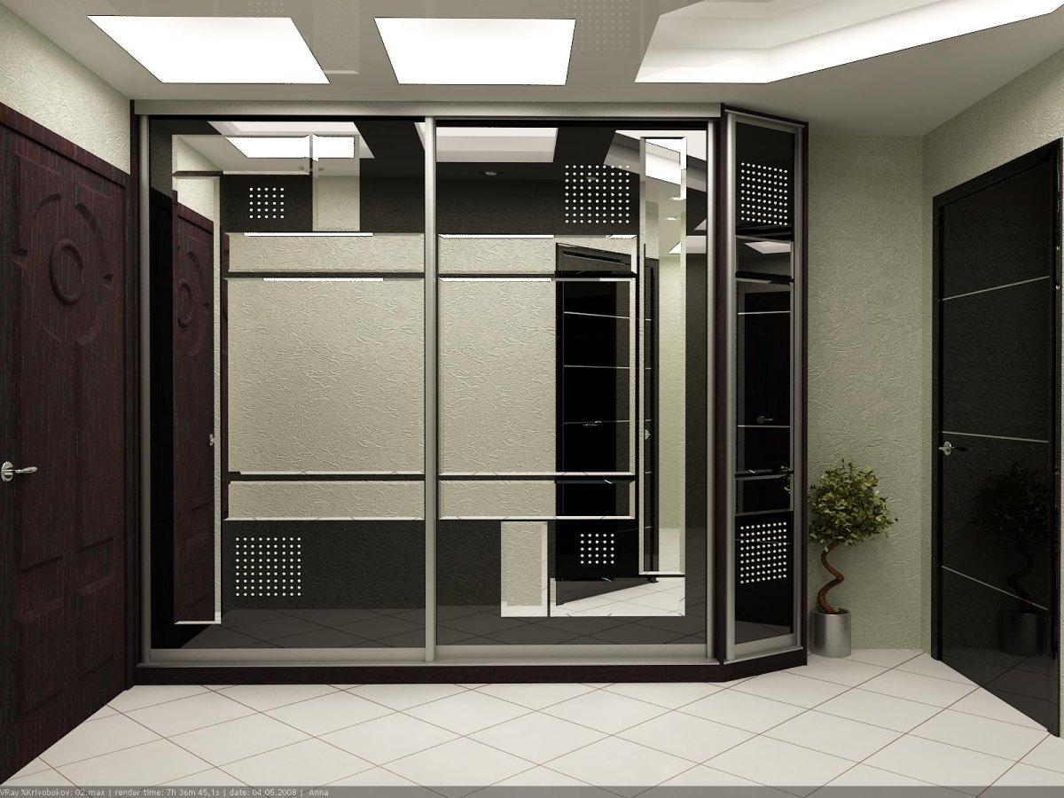 Шкаф-купе в прихожую встроенный