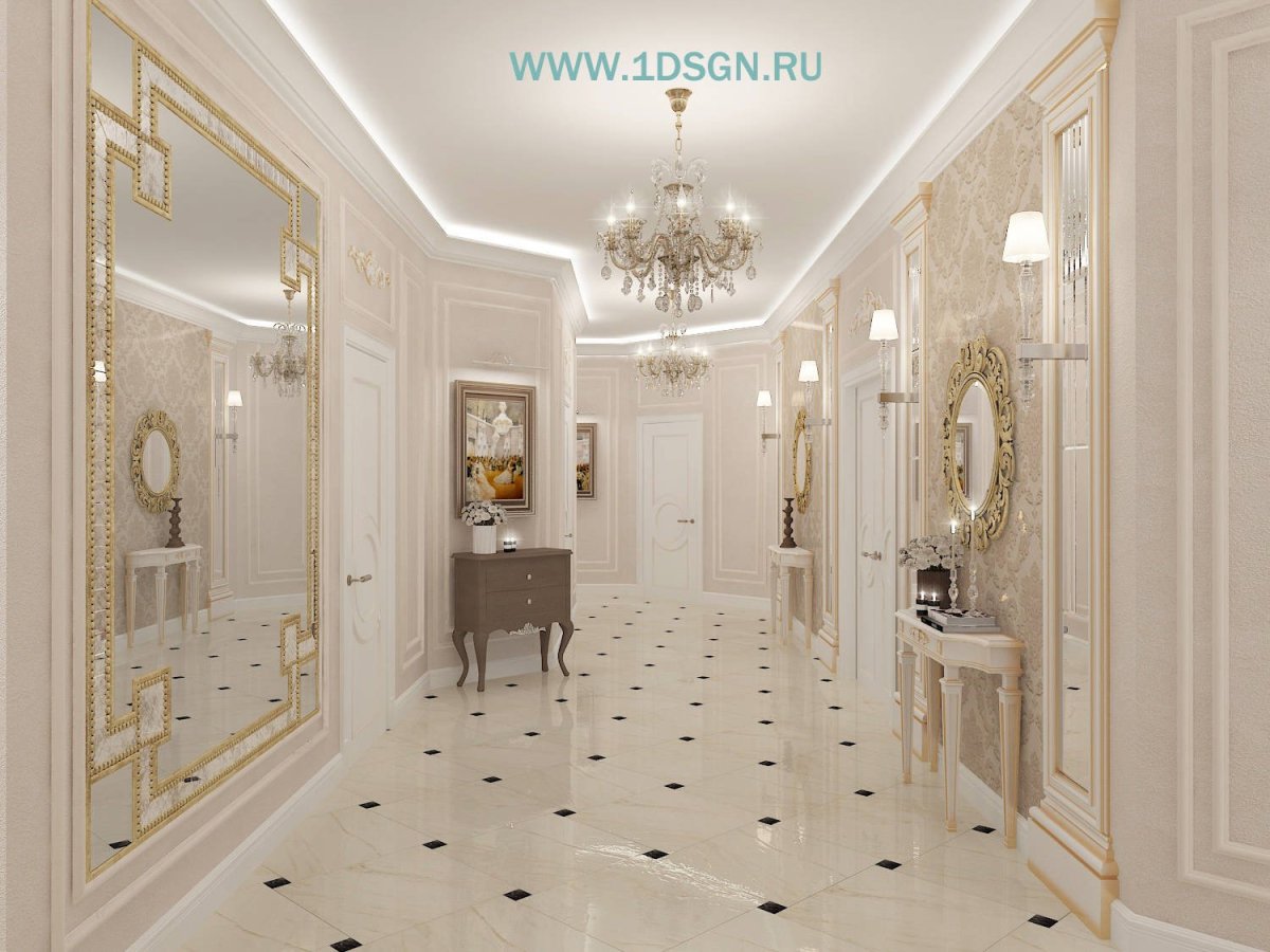 Классический стиль Холл прихожая