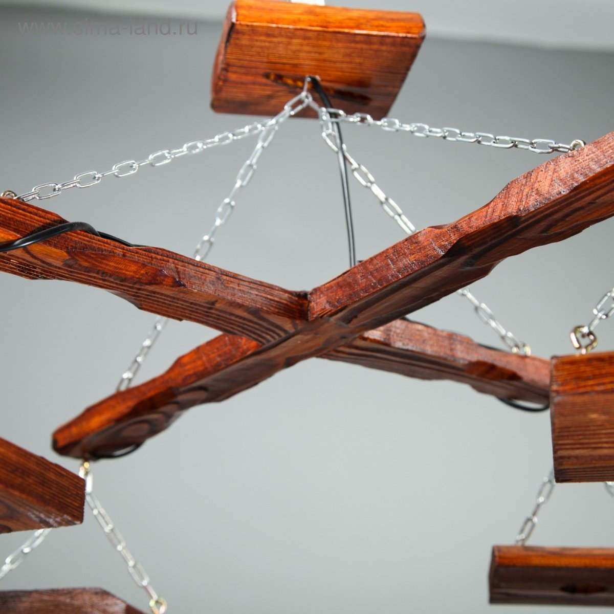 Необычные деревянные светильники