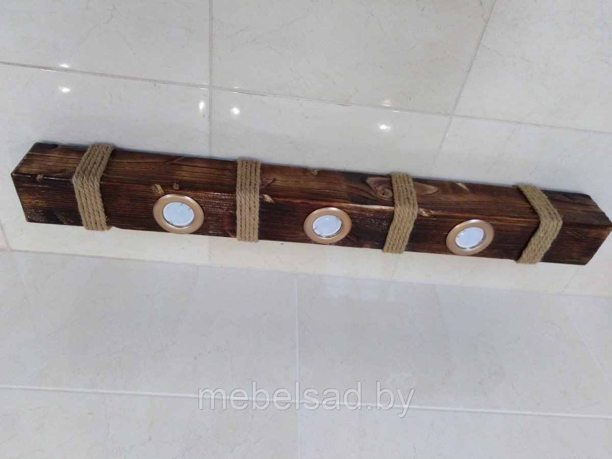 Светильник бревно