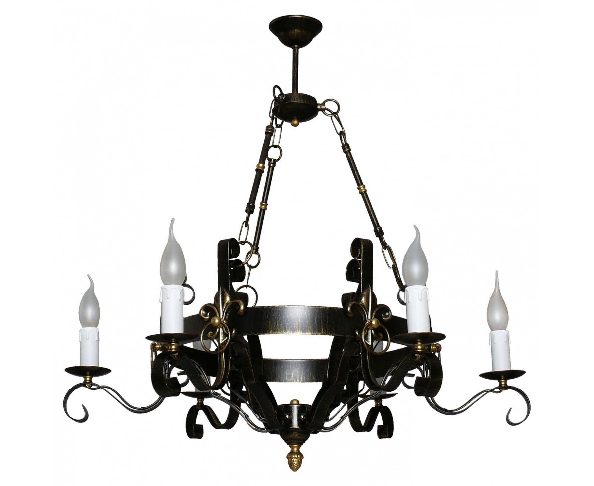 Подвесная люстра рассвет РЛ 1206/Ч Винтаж