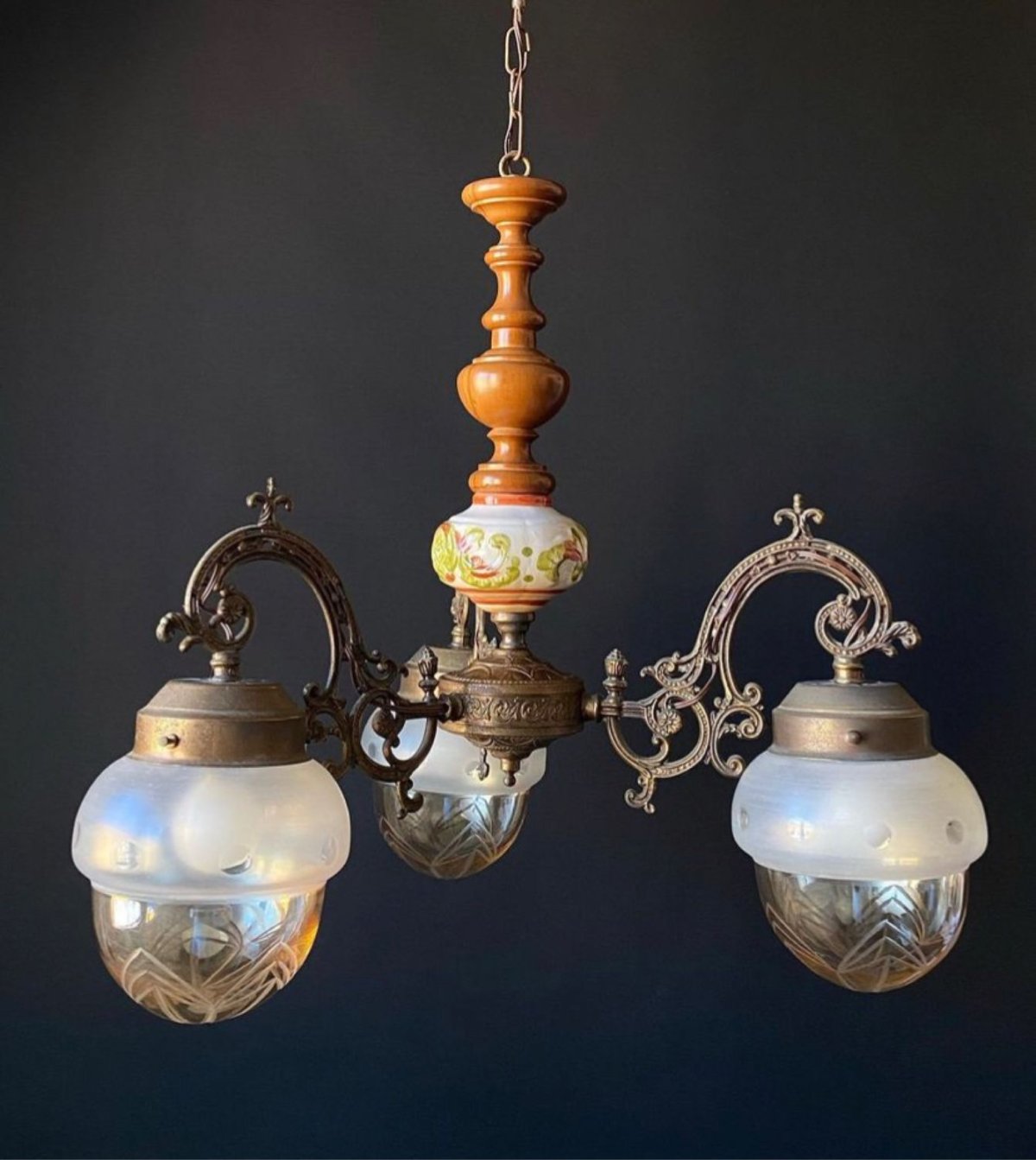 Винтажная люстра Италия