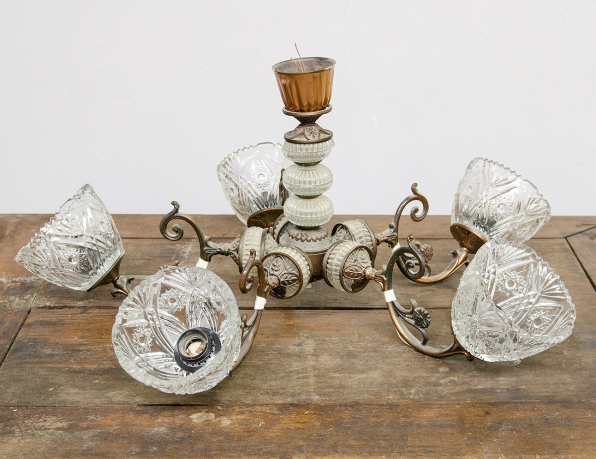 Люстра бронза 3 рожковая