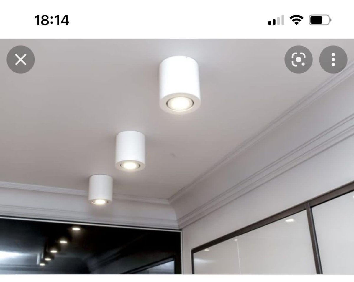 Накладные точечные светильники для натяжных потолков