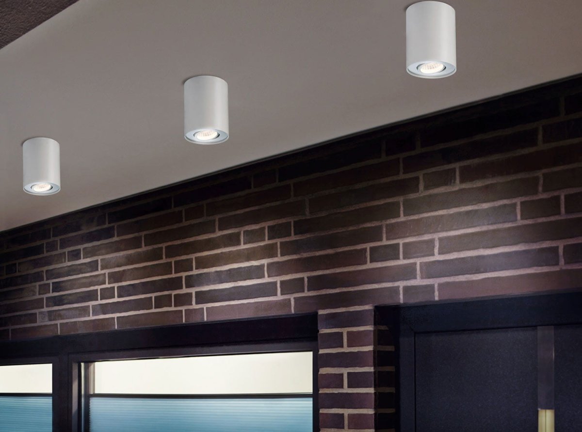 Накладные точечные светильники в интерьере